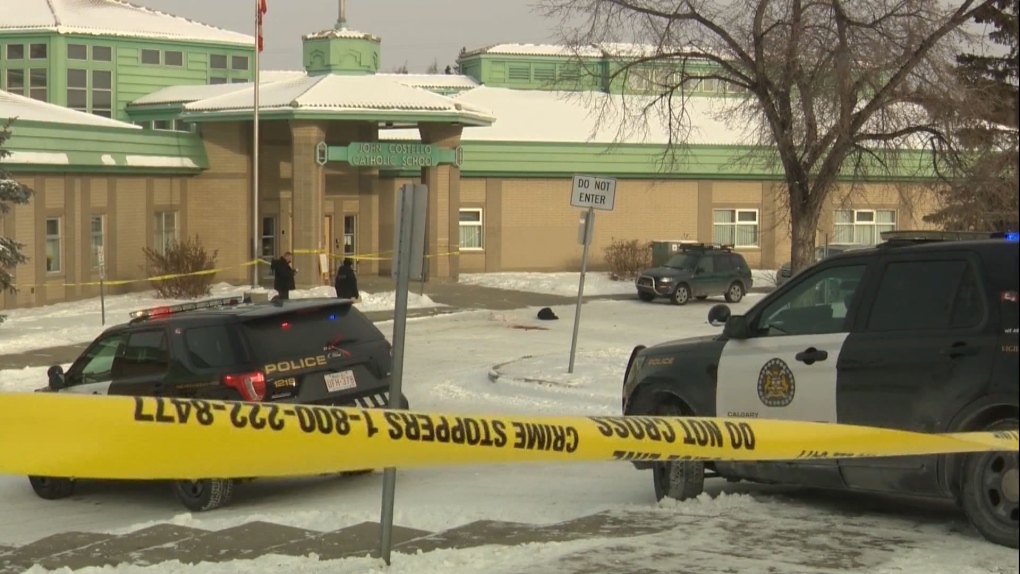Police recommending review after woman killed in front of Calgary elementary school