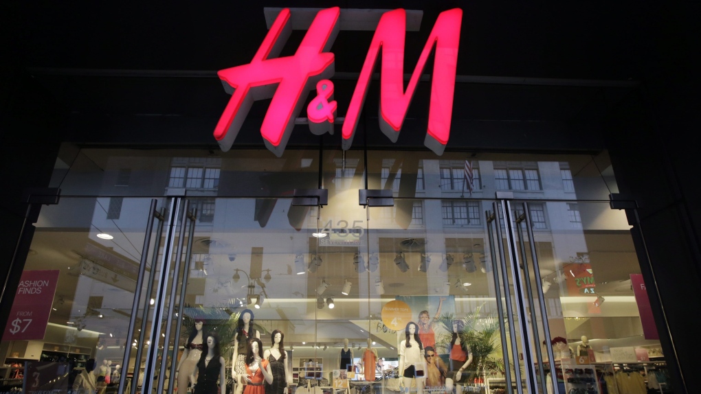 In this May 31, 2013, photo, an H&M store is shown in New York.  (AP Photo/Mark Lennihan)