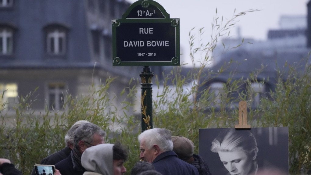 Paris street named after David Bowie to celebrate icon's music legacy