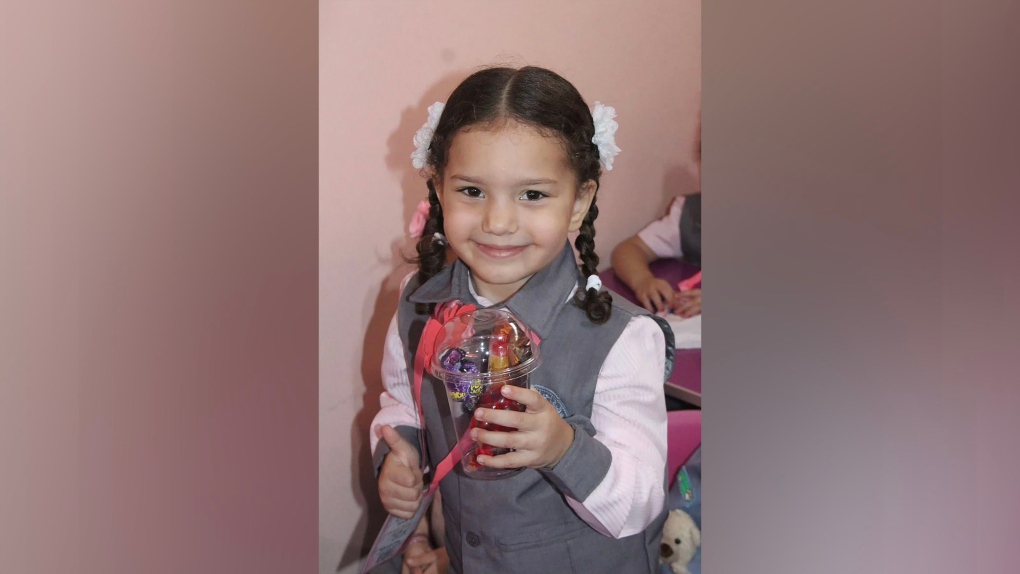 5-year-old Palestinian girl Hind Rajab has been found dead. (Palestine Red Crescent Society)