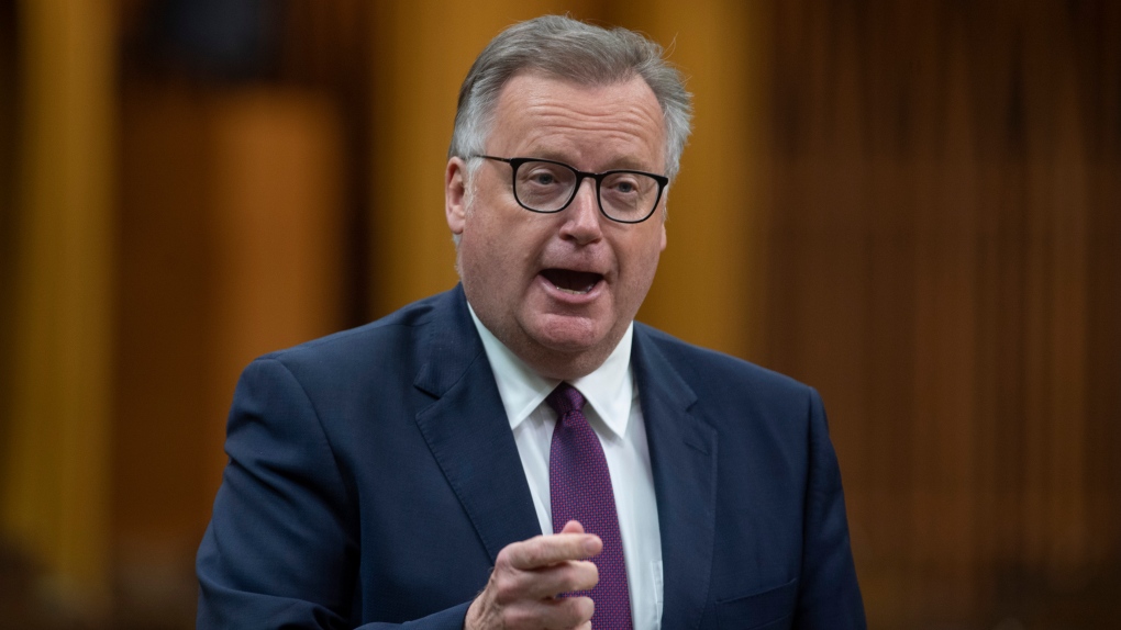 Conservative MP Kevin Waugh rises during Question Period in the House of Commons Tuesday April 13, 2021 in Ottawa. THE CANADIAN PRESS/Adrian Wyld