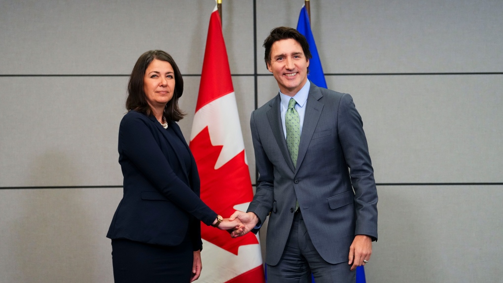 Lots of issues Premier Danielle Smith could fight against instead of trans youth, Trudeau says