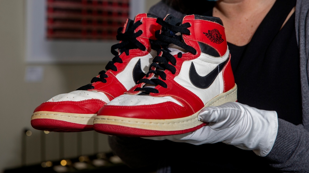 Michael Jordan: Championship shoes sell for $8M | CTV News
