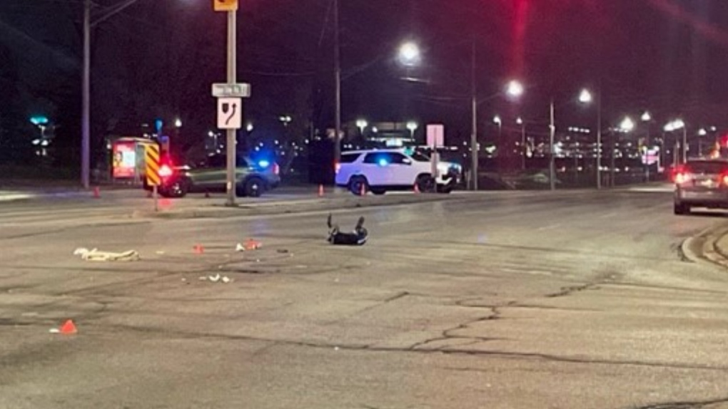 Pedestrian struck in ‘serious’ collision Saturday