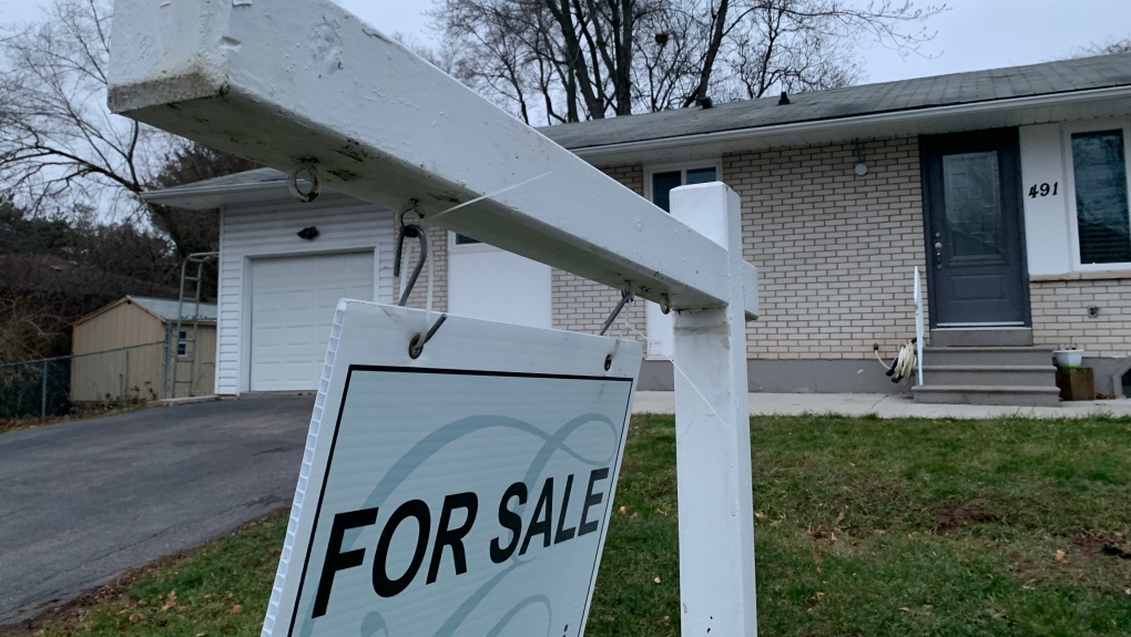 Real estate signage is shown in Oakville, Ont., west of Toronto, on Friday, Jan.12, 2024. THE CANADIAN PRESS/Richard Buchan