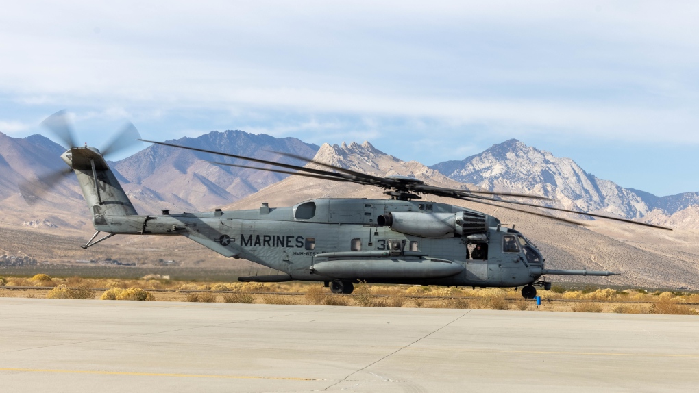 Cinco marines estadounidenses mueren en un accidente de helicóptero en el sur de California