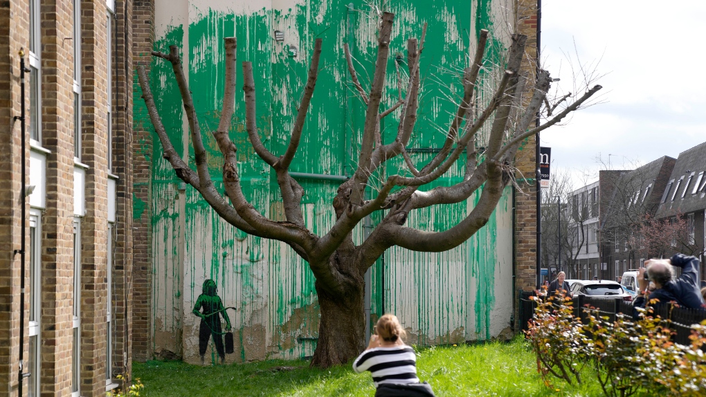 Aparece un cuadro de Banksy en Londres