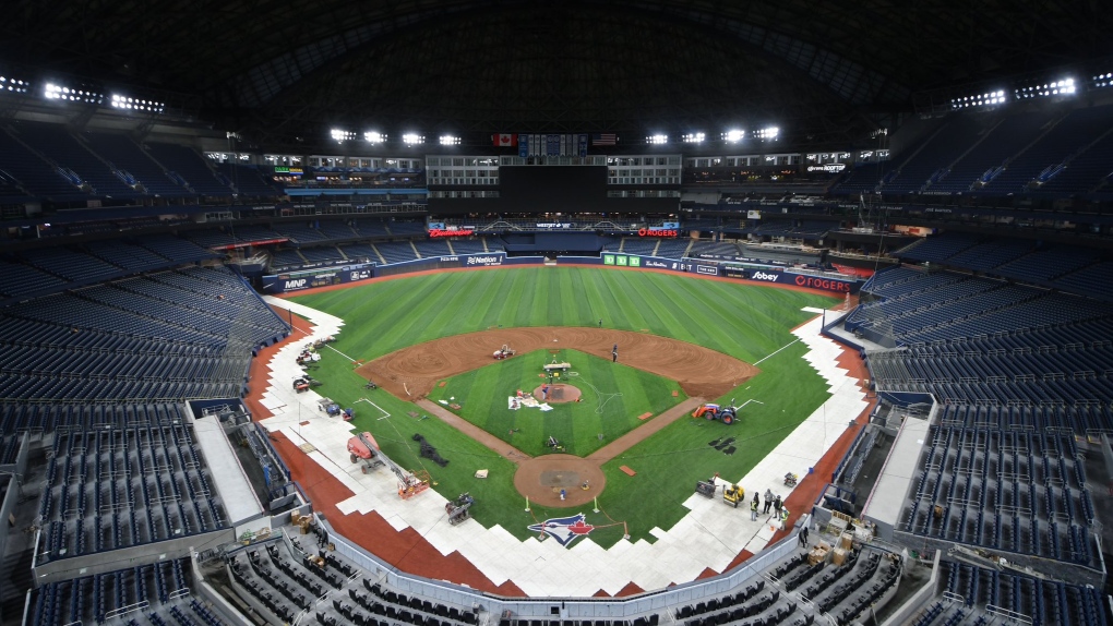 VIDÉO : Les Blue Jays révèlent à quoi ressemble le Rogers Centre avant le match d'ouverture à domicile de 2024