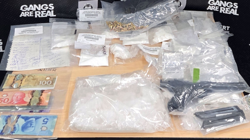 $80K in drugs, cash and handgun seized in search of Calgary, Cochrane homes