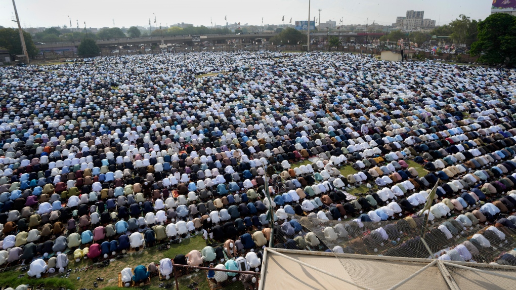 Muslims worldwide celebrate Eid al-Fitr in the shadow of Gaza's misery