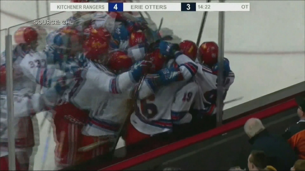 Rangers win in overtime again, will play London in next playoff round
