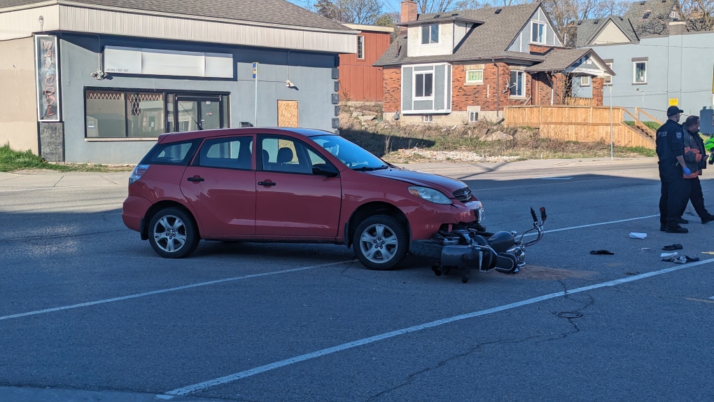 Air ambulance needed for serious crash on King Street in Kitchener