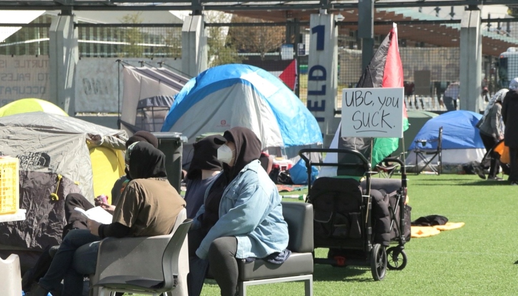 Pro-Palestinian protest encampment established at UBC