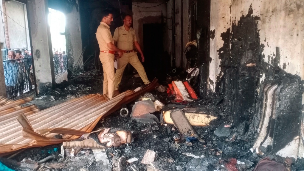 A fire in a tailoring shop in India kills 7, including children