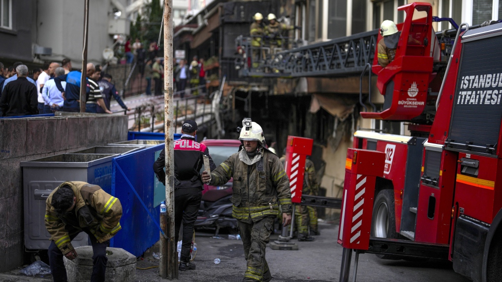 Deadly Istanbul nightclub fire was likely caused by welding sparks, Turkish media reports say