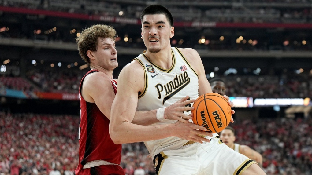 Canada's Zach Edey and Purdue power their way into NCAA title game, beating N.C. State 63-50