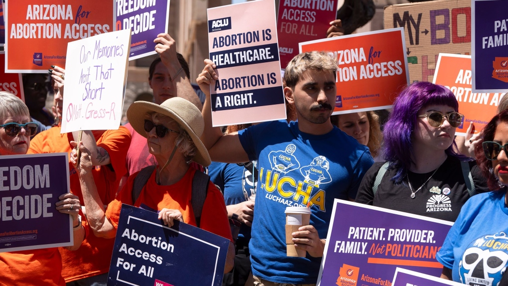 Arizona Senate to vote on repeal of 1864 near-total abortion ban