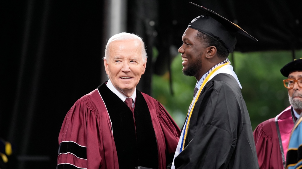 Biden will deliver Morehouse commencement address during a time of tumult on U.S. college campuses