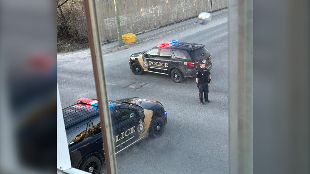 Heavy police presence in Timmins
