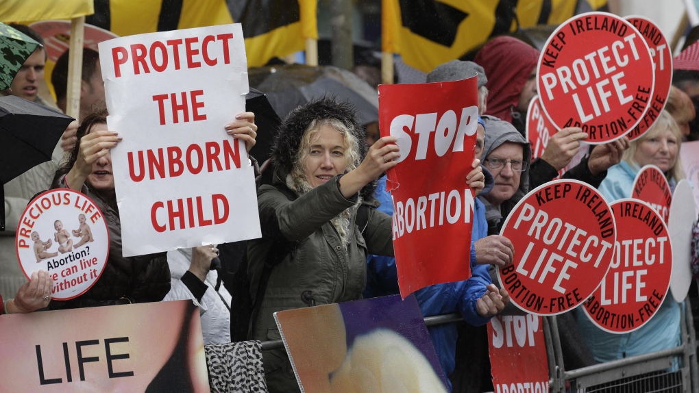 Ireland abortion clinic protest