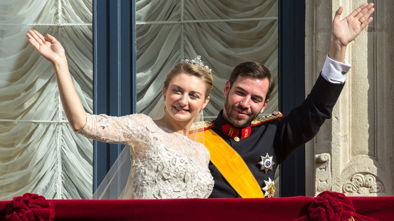 Luxembourg's Prince Guillaume Countess Stephanie