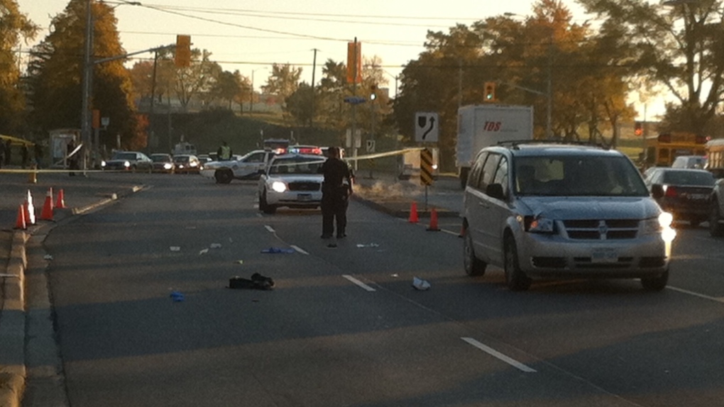 Sheppard Ave. west of Keele on Oct. 22, 2012.