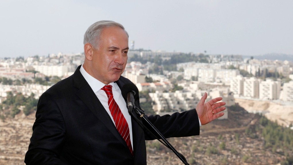 Benjamin Netanyahu visits Gilo, east Jerusalem.