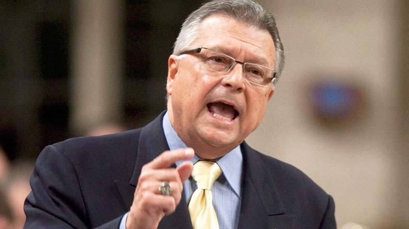 Liberal deputy leader Ralph Goodale rises to question the government during Question Period in the House of Commons on Parliament Hill in Ottawa, Thursday October 7, 2010. (Adrian Wyld / THE CANADIAN PRESS)