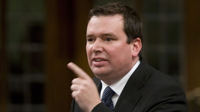 Minister of Natural Resources Christian Paradis responds to a question during Question Period on Parliament Hill in Ottawa, Monday October 18, 2010. (THE CANADIAN PRESS/Adrian Wyld)