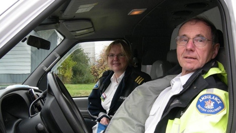 Paramedics Jo-Ann Fuller, 59 and Ivan Polivka, 65, were killed after their ambulance tumbled more than 200 feet down an embankment and plunged into Kennedy Lake on Vancouver Island on Oct. 19, 2010. 