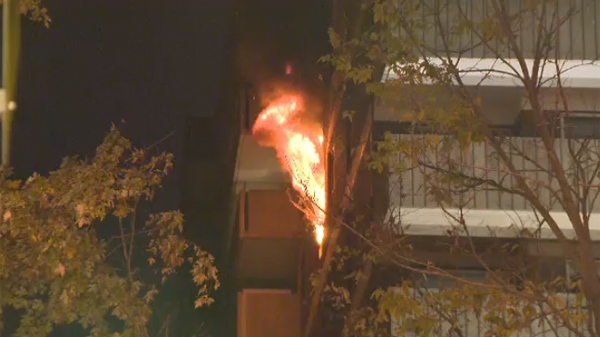 fire 8th floor apartment montreal