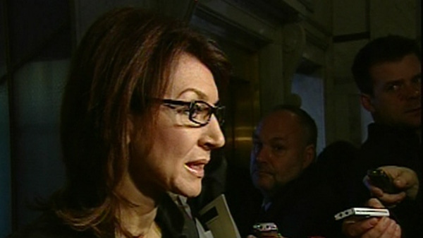 Natural Resources Minister Nathalie Normandeau says the government can do little about sudden hikes in gasoline prices (Oct. 20, 2010)