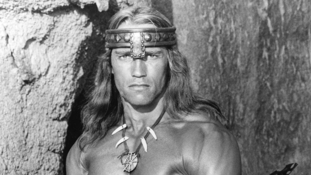 Arnold Schwarzenegger as Conan in 1984.