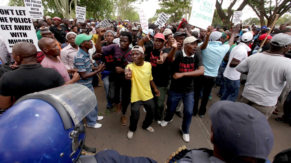 South Africa mine to reinstate striking workers
