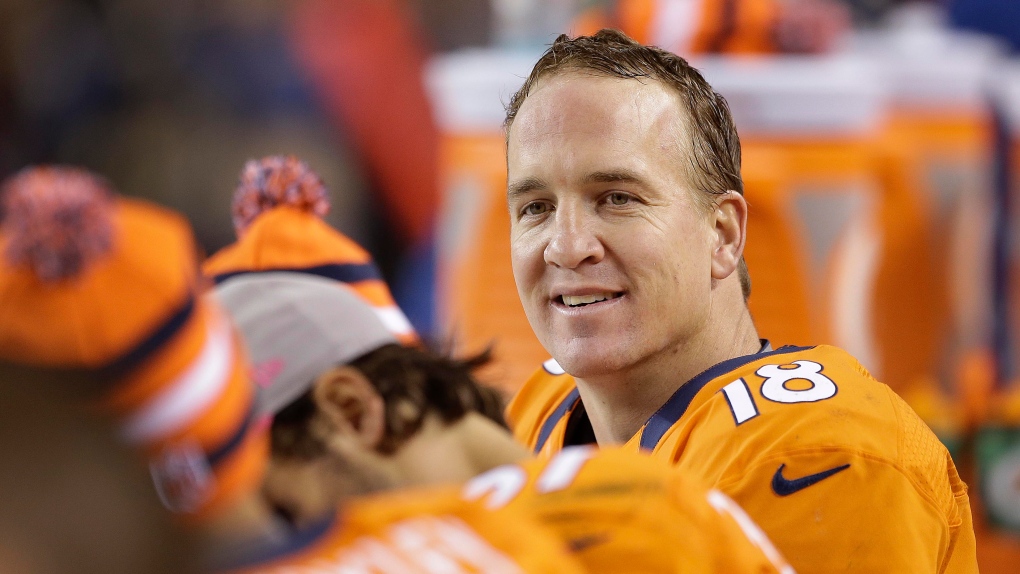 The Denver Broncos' Peyton Manning in New Orleans