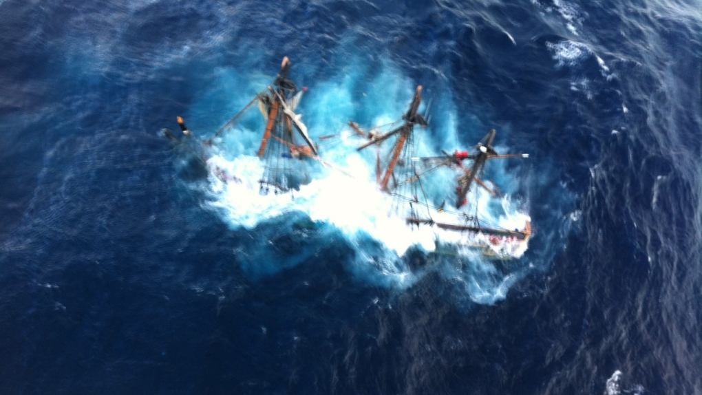 HMS Bounty Hurricane Sandy missing captain
