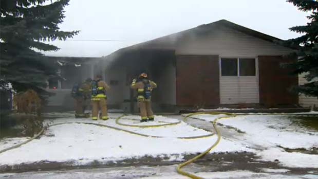 A fire broke out at a home in Deer ridge.
