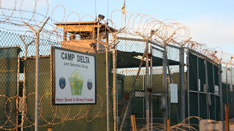 The entrance to Camp Delta at Guantanamo Bay is seen on Sunday, Oct. 24, 2010. ( Colin Perkel / THE CANADIAN PRESS )