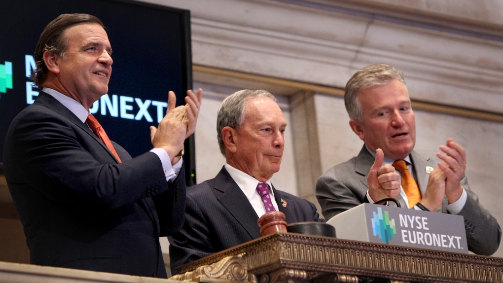 Bloomberg at the NYSE on Oct. 31, 2012.