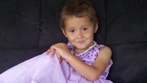 Four-year-old Dillon Belanger, known by family as Breana, was rushed to hospital but died from injuries.