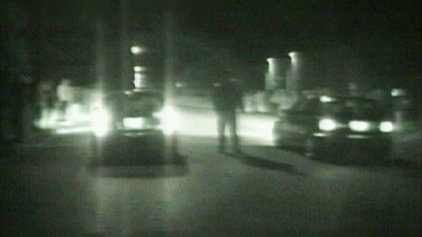 Two vehicles engage in an illegal street race in this file image. Oct. 27, 2010. (CTV)