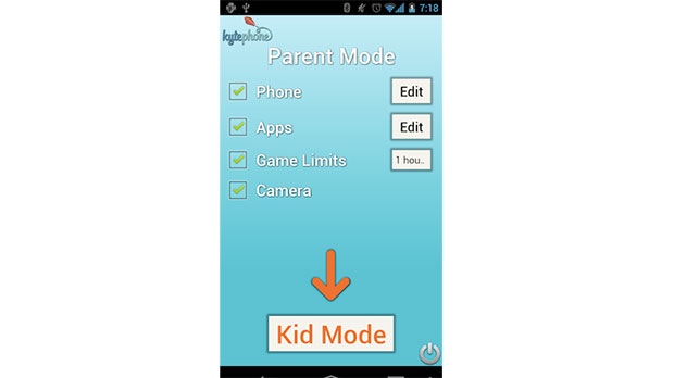 Kytephone aplication for Android