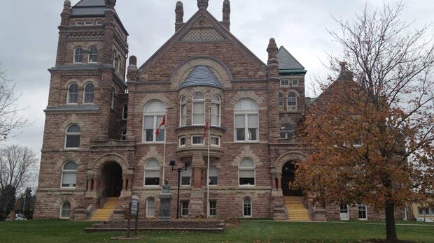 The courthouse in Woodstock, Ont. is seen on Tuesday, Nov. 6, 2012. (David Imrie / CTV Kitchener)