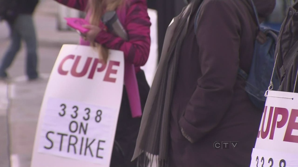 CTV BC: University workers strike at SFU, VCC