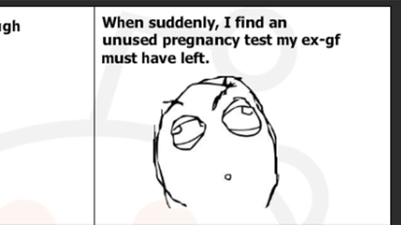Reddit pregnancy test