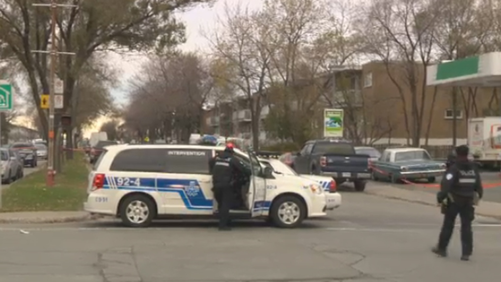 Police cordon Montreal