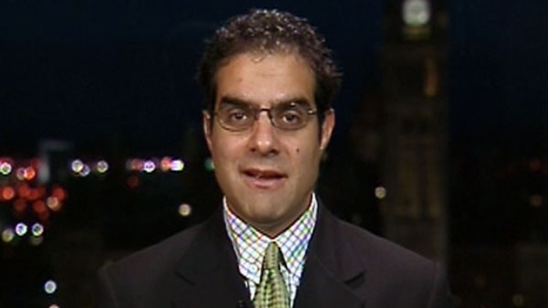 470_amir_091125.jpg    Amir Attaran, associate professor with the Faculties of Law and Medicine at the University of Ottawa, speaks with Canada AM from CTV studios in Ottawa, Monday, Nov. 1, 2010.