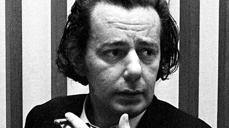 Moredecai Richler speaks at a Jewish Community Center in Ottawa Oct. 3, 1972. (CP PHOTO/ Rob Cooper)