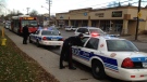 Emergency crews respond to the spot where a 15-year-old girl was hit by an OC Transpo bus Tuesday, Nov. 13, 2012.