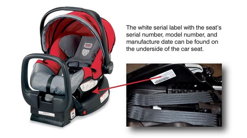(Infant car seat recalled by Britax / U.S. Consumer Product Safety Commission)